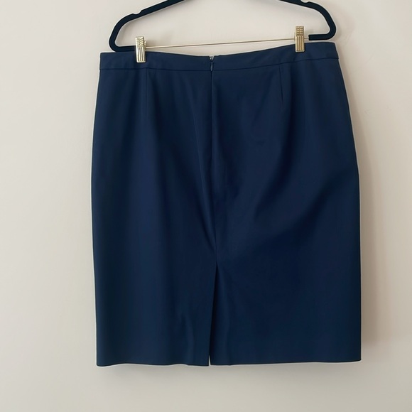 J. Crew Navy No. 2 Pencil Skirt - Picture 5 of 6